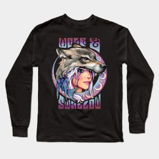 Wolf & Swallow - Art Nouveau [OPALINE] Long Sleeve T-Shirt